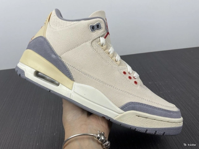 Cheap TBK Retro 3 Air Jordan DH7139-100 Muslin 0806